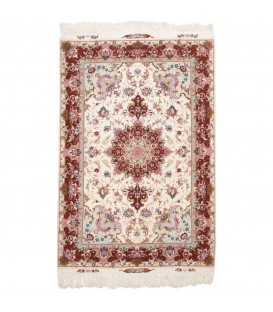 Tappeto persiano Tabriz annodato a mano codice 186010 - 104 × 153