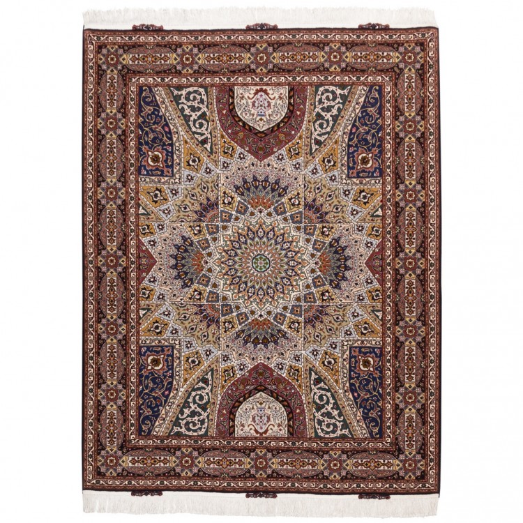 Tapis persan Tabriz fait main Réf ID 186028 - 157 × 202