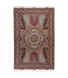 Tapis persan Tabriz fait main Réf ID 186032 - 204 × 305