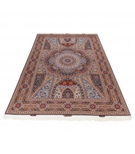 Tapis persan Tabriz fait main Réf ID 186034 - 200 × 305