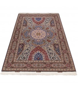 Tapis persan Tabriz fait main Réf ID 186035 - 205 × 309