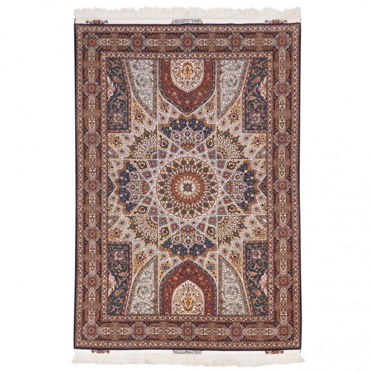 Tappeto persiano Tabriz annodato a mano codice 186039 - 167 × 239