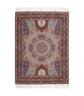 Tappeto persiano Tabriz annodato a mano codice 186022 - 156 × 208