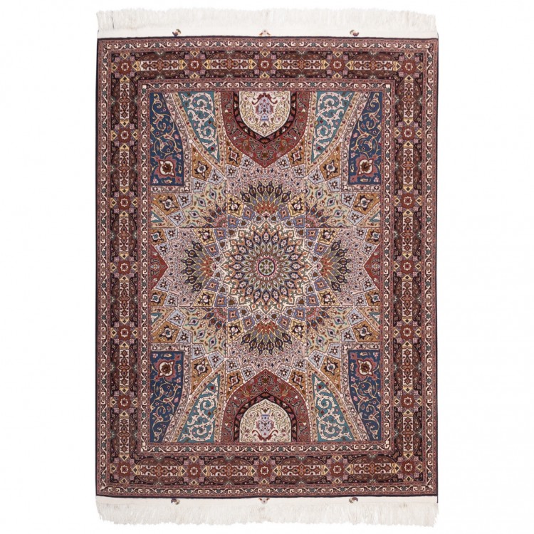 Tapis persan Tabriz fait main Réf ID 186022 - 156 × 208