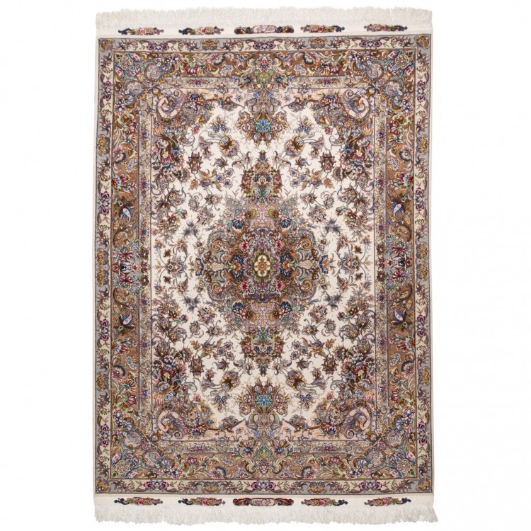 Tappeto persiano Tabriz annodato a mano codice 186040 - 151 × 207