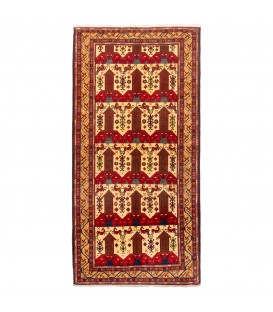 Tapis persan Baluch fait main Réf ID 188016 - 134 × 270