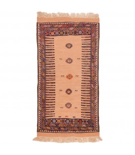 Kilim persiano Curdo Quchan annodato a mano codice 188026 - 67 × 138