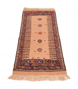 Kilim persan Kurde Quchan fait main Réf ID 188026 - 67 × 138