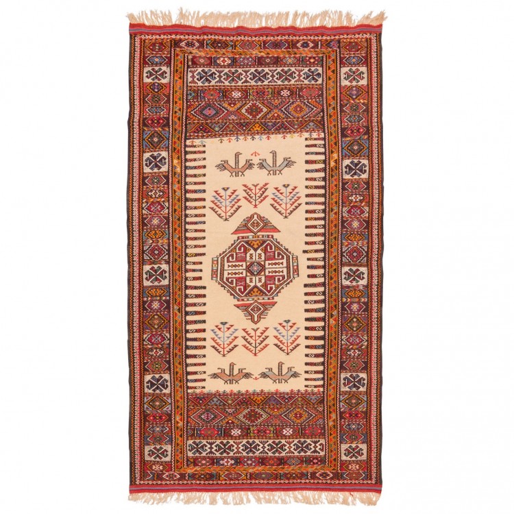 El Dokuma Kilim Kürt Goçan 188028 - 106 × 190