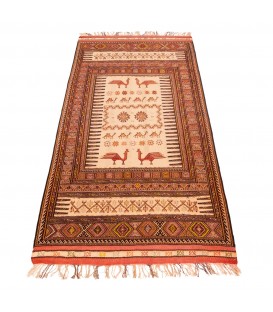 Kilim persan Kurde Quchan fait main Réf ID 188036 - 100 × 185