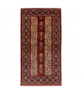 Tapis persan Baluch fait main Réf ID 188056 - 90 × 174