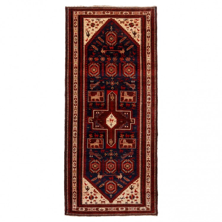 Tapis persan Baluch fait main Réf ID 188066 - 100 × 224