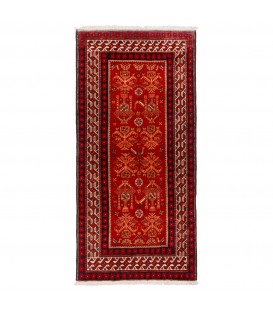 Tappeto persiano Baluch annodato a mano codice 188074 - 103 × 208