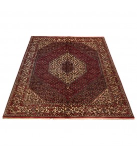 Tappeto persiano Bijar annodato a mano codice 187001 - 150 × 207