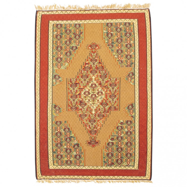 Kilim persan Sanandaj fait main Réf ID 187131 - 79 × 114