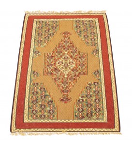 Kilim persiano Sanandaj annodato a mano codice 187131 - 79 × 114