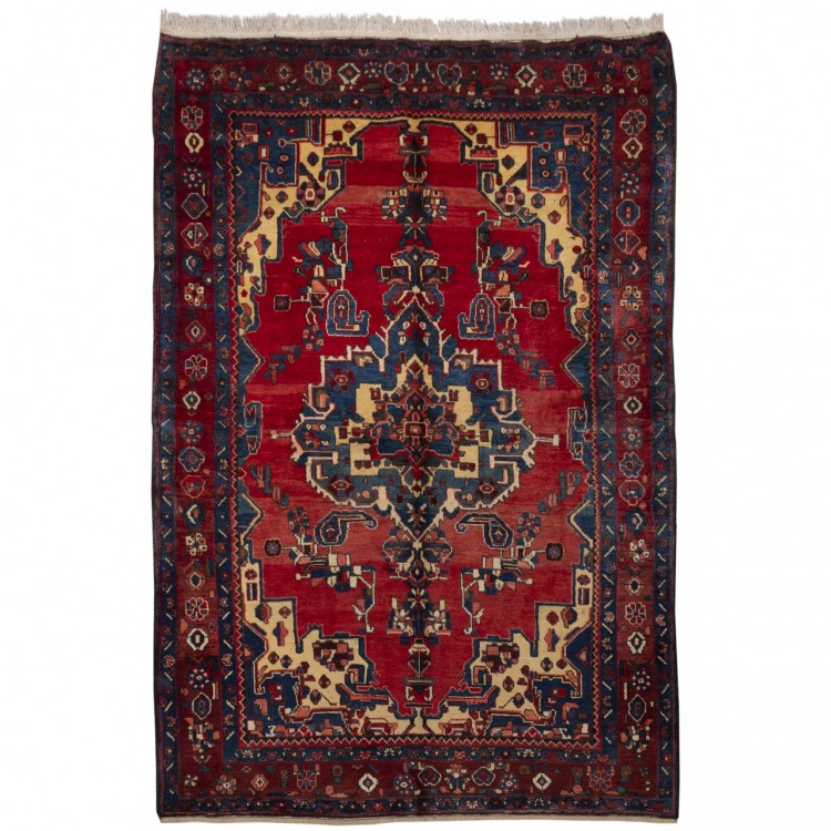 Tappeto persiano Hamedan annodato a mano codice 187165 - 160 × 240