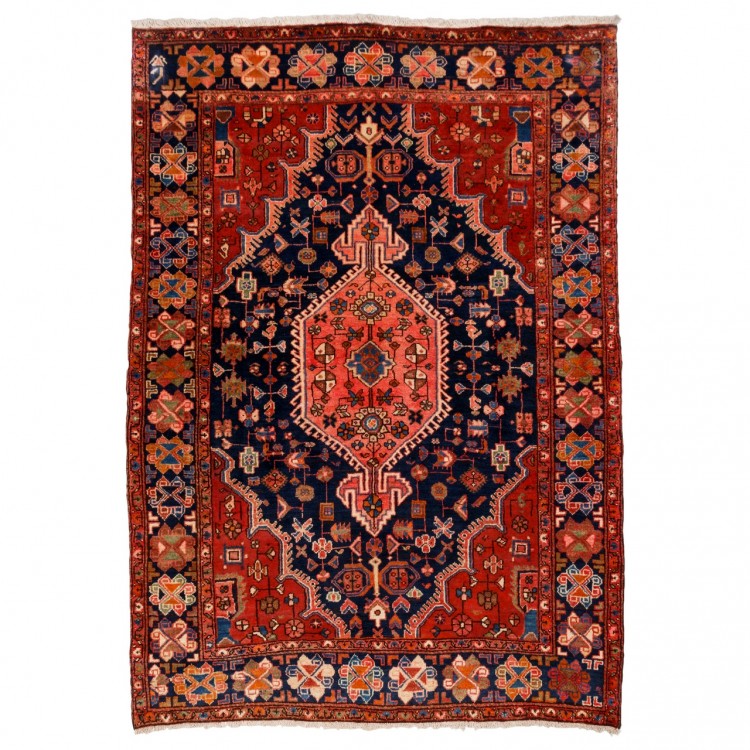 Tappeto persiano Zanjan annodato a mano codice 187193 - 135 × 194