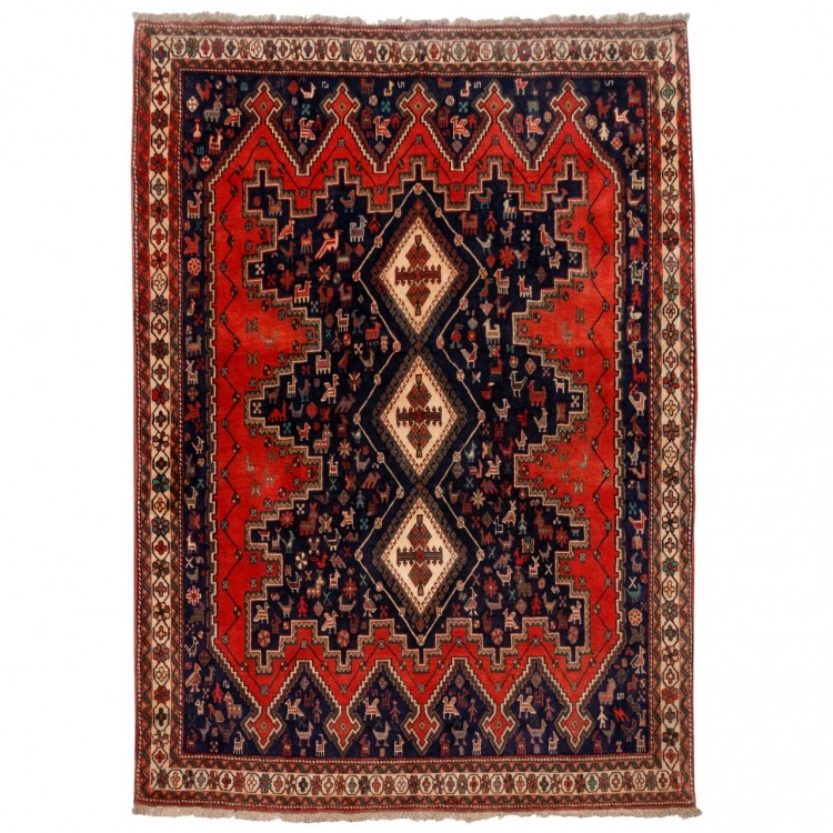 Tapis persan Sirjan fait main Réf ID 187215 - 152 × 211