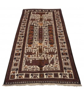 Tapis persan Zabul fait main Réf ID 187241 - 100 × 197