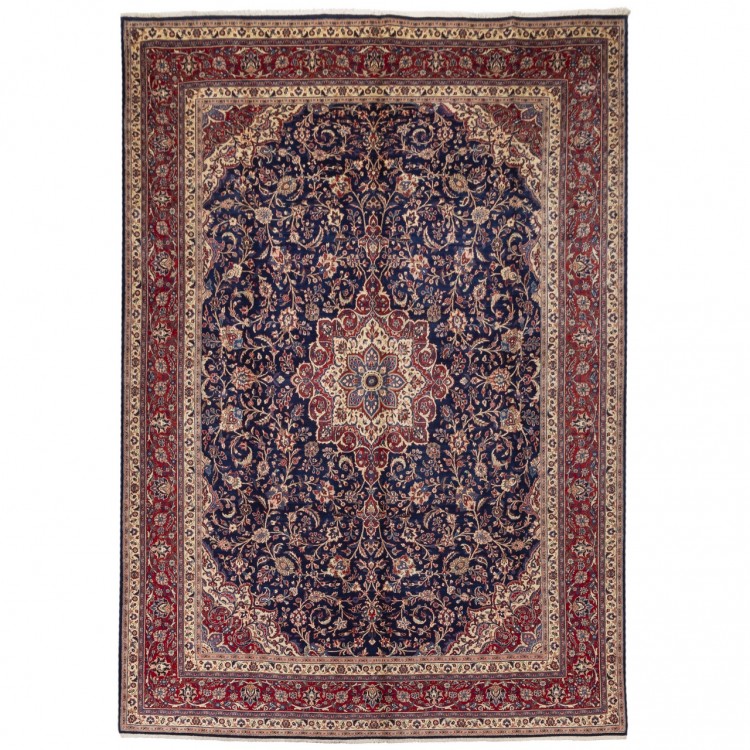 Tappeto persiano Hamedan annodato a mano codice 187298 - 265 × 373