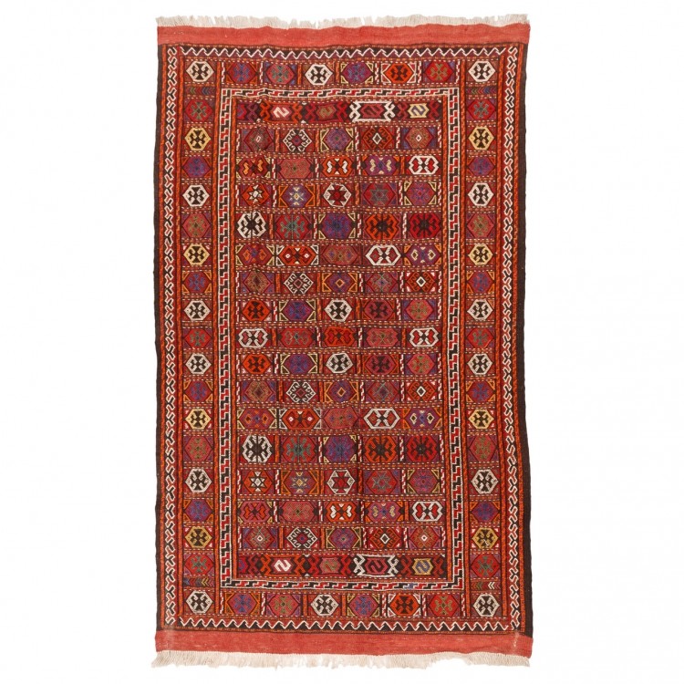 Kilim persiano Khorasan annodato a mano codice 187390 - 102 × 173