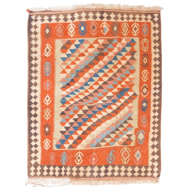 Kilim persan Qashqai fait main Réf ID 187394 - 105 × 143