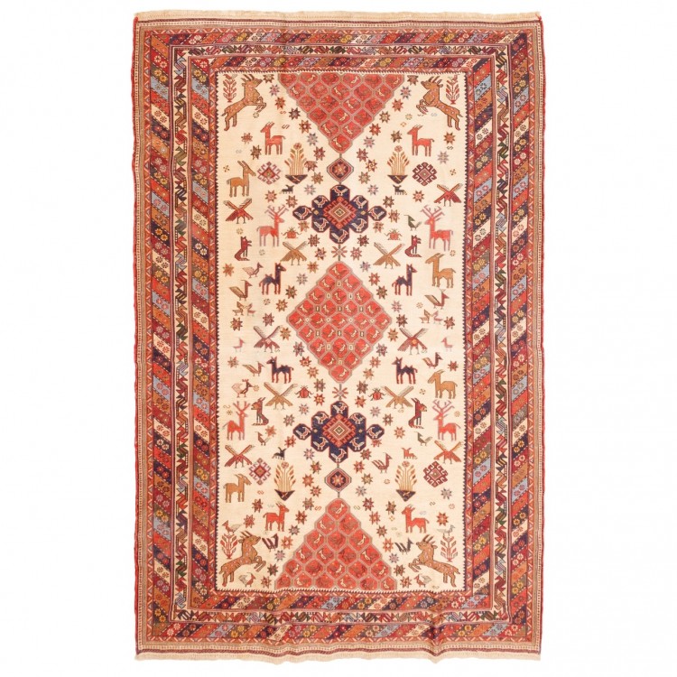 Kilim persan Sirjan fait main Réf ID 187397 - 113 × 182