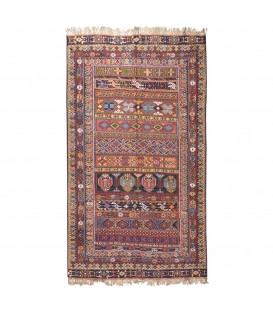 Kilim persiano Kalat Nader annodato a mano codice 187374 - 170 × 295