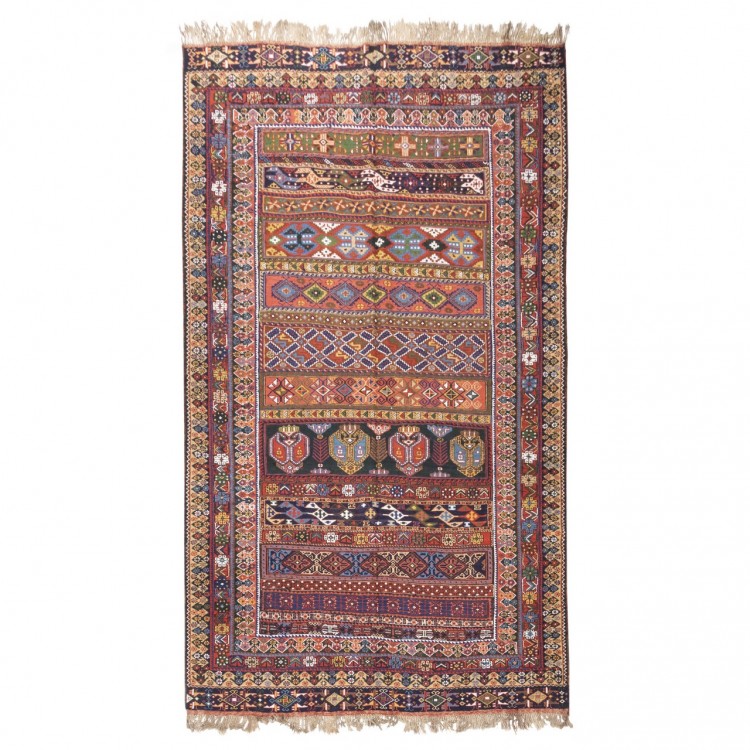 Kilim persiano Kalat Nader annodato a mano codice 187374 - 170 × 295