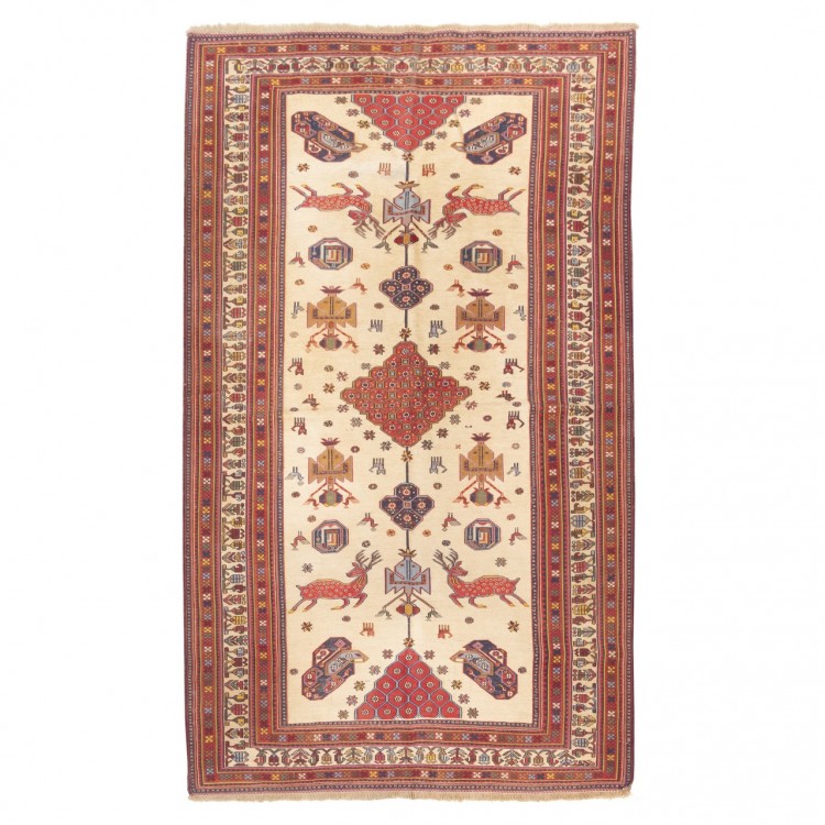 Kilim persiano Sirjan annodato a mano codice 187378 - 114 × 200