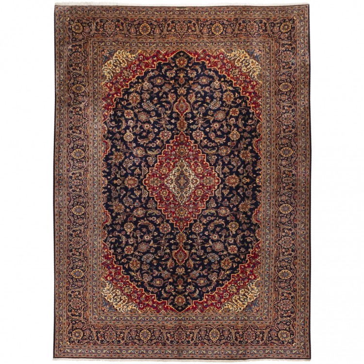 Tapis persan Kashan fait main Réf ID 187303 - 270 × 370