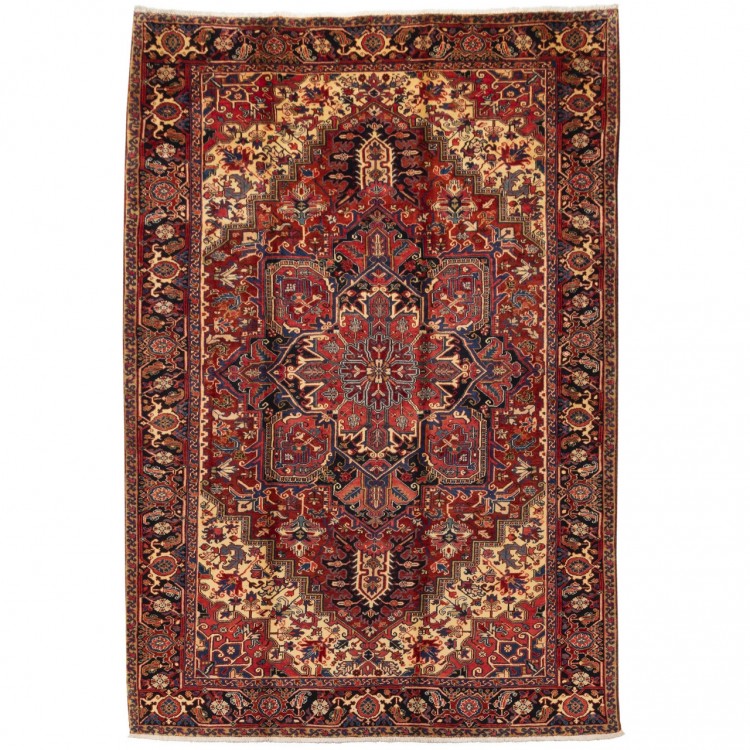 Tappeto persiano Heriz annodato a mano codice 187344 - 235 × 343