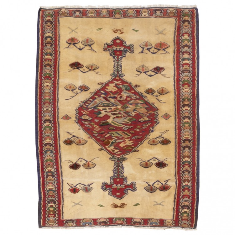 Sanandaj Alfombera Persa Kilim Ref 187464