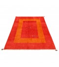 Gabbeh persiano Fars annodato a mano codice 122006 - 154 × 206