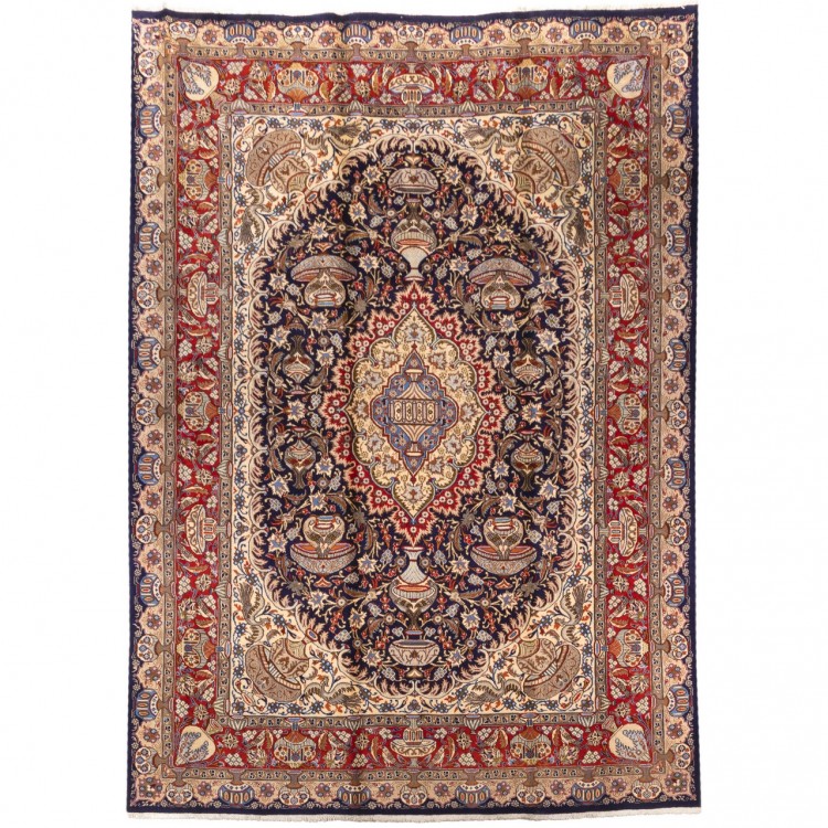 Tappeto persiano Kashmar annodato a mano codice 187362 - 245 × 349