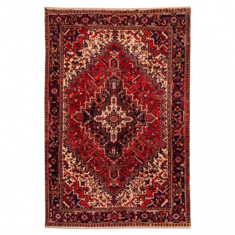 Tapis persan Heriz fait main Réf ID 179230 - 246 × 336