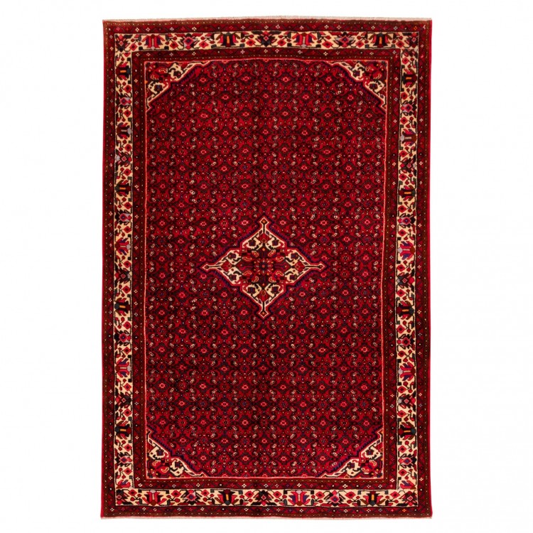 Tapis persan Hoseynabad fait main Réf ID 179232 - 212 × 311