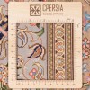 Tappeto persiano Qom annodato a mano codice 179336 - 103 × 147