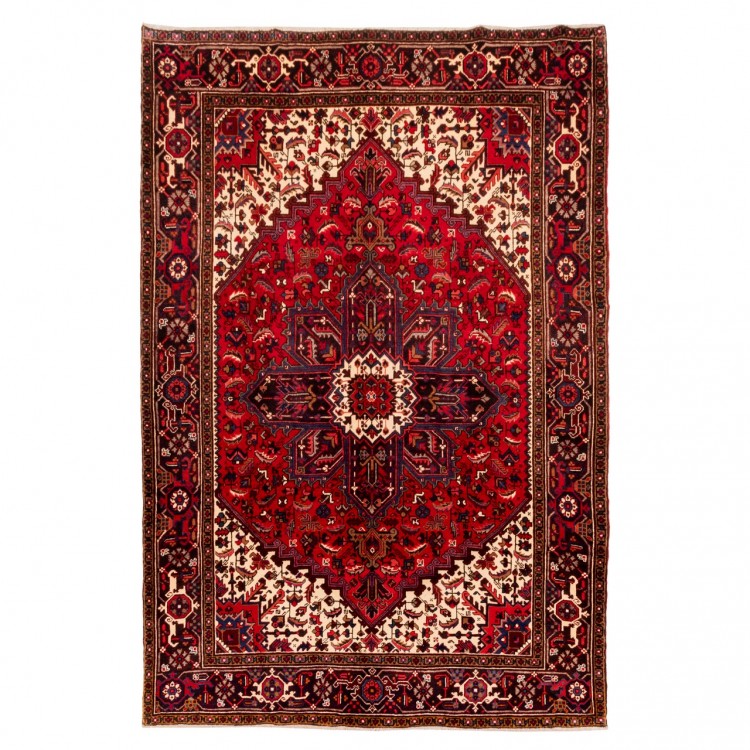 Tapis persan Heriz fait main Réf ID 179253 - 211 × 282