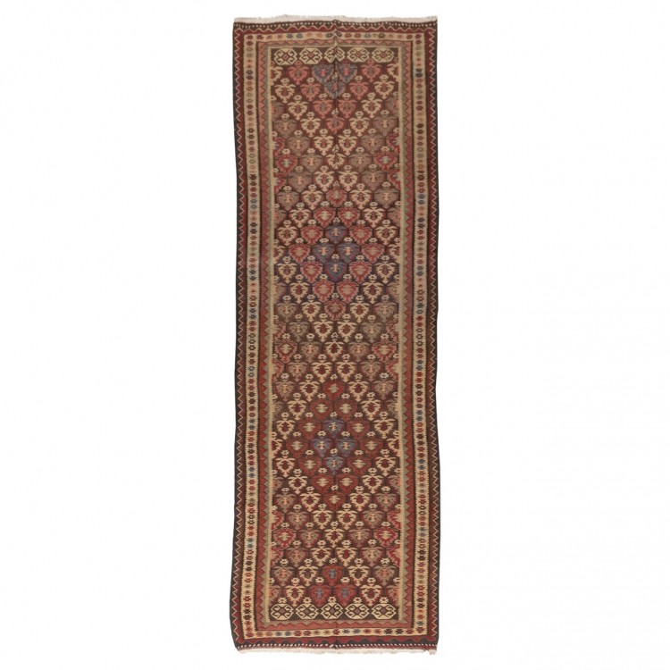 Kilim persiano Shahsevan annodato a mano codice 187441 - 116 × 365