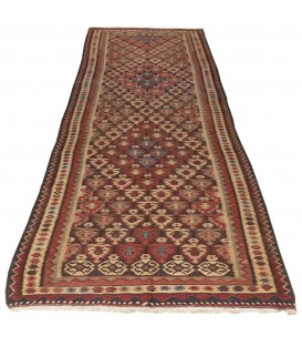 Kilim persiano Shahsevan annodato a mano codice 187441 - 116 × 365