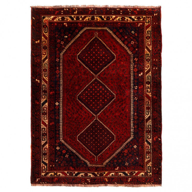 Tapis persan Shiraz fait main Réf ID 179267 - 197 × 270