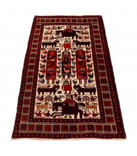 Tapis persan Baluch fait main Réf ID 179289 - 100 × 177