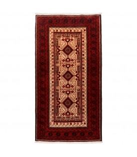 Tapis persan Baluch fait main Réf ID 179285 - 107 × 207