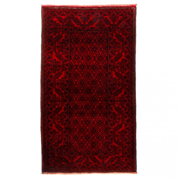 Tapis persan Baluch fait main Réf ID 179306 - 114 × 202