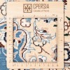 Tappeto persiano Nain annodato a mano codice 180094 - 130 × 206