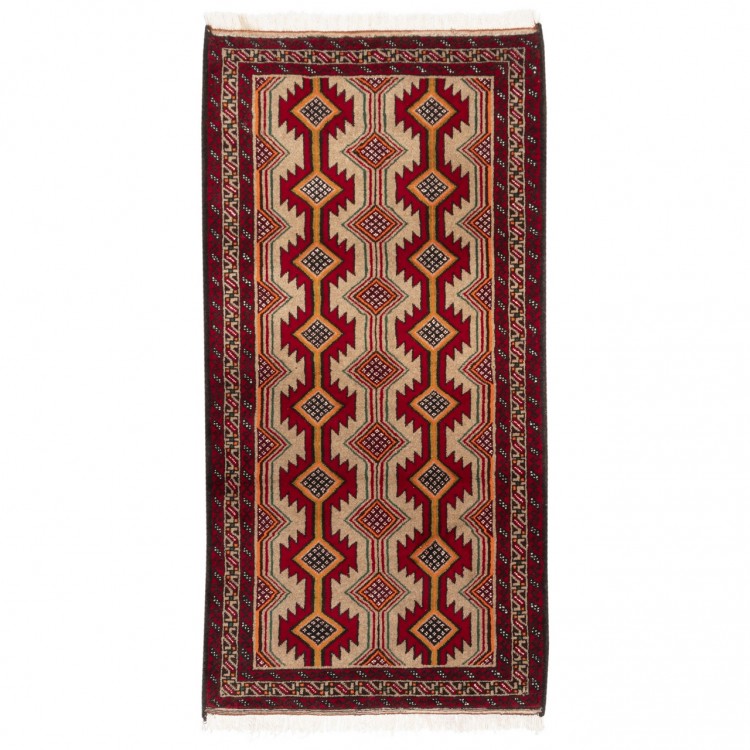 Tapis persan Baluch fait main Réf ID 141149 - 97 × 188