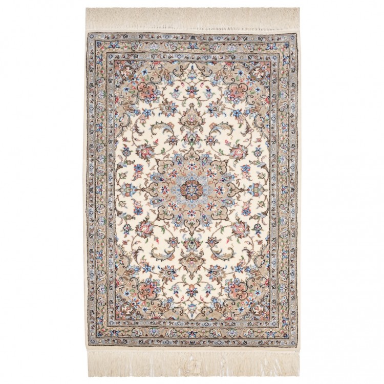 Tappeto persiano Yazd annodato a mano codice 166211 - 100 × 150