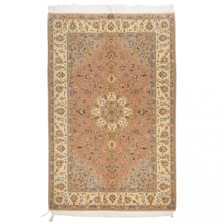 Tappeto persiano Kashan annodato a mano codice 166234 - 140 × 217